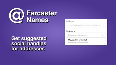 Screenshot for Farcaster Names