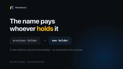 Screenshot for Namebase