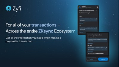 Screenshot for Zyfi Paymaster Insights