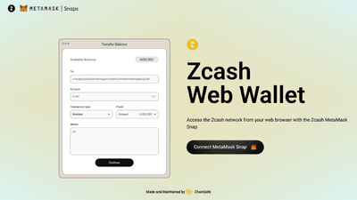 Screenshot for Zcash Shielded Wallet
